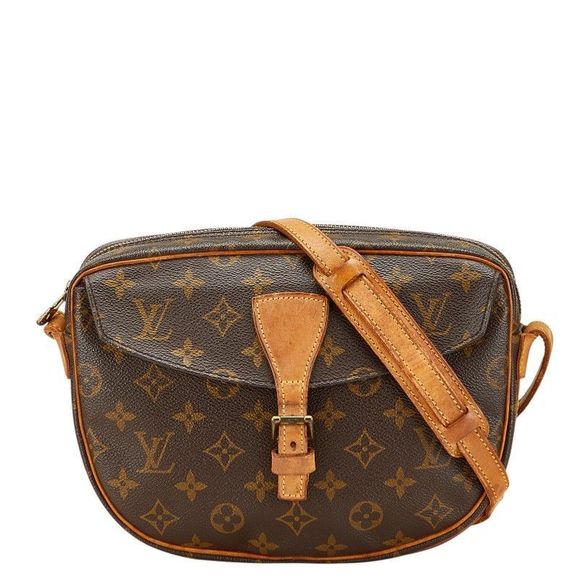 Louis Vuitton Monogram Genefeuille MM Crossbody Shoulder Bag M51226 Brown PVC - Picture 1 of 10